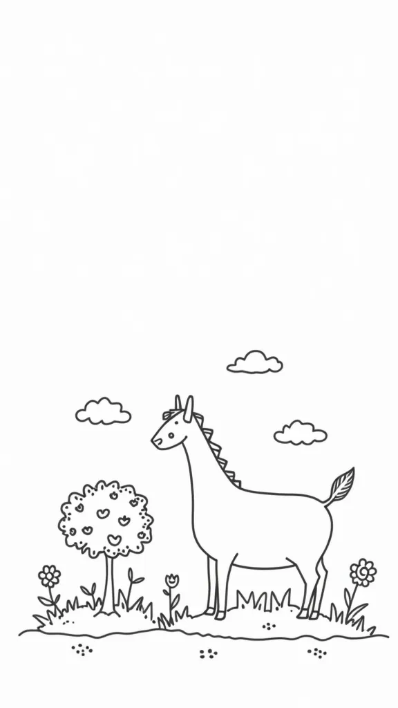 free printable printable cute coloring page